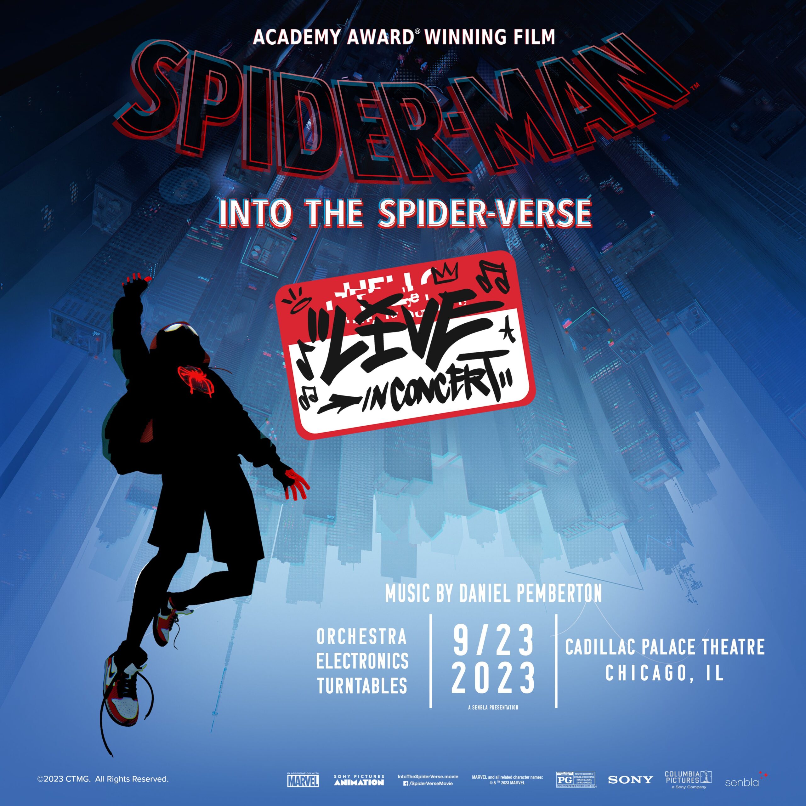 Spider Man Into The Spider Verse Live In Concert Broadway In Chicago