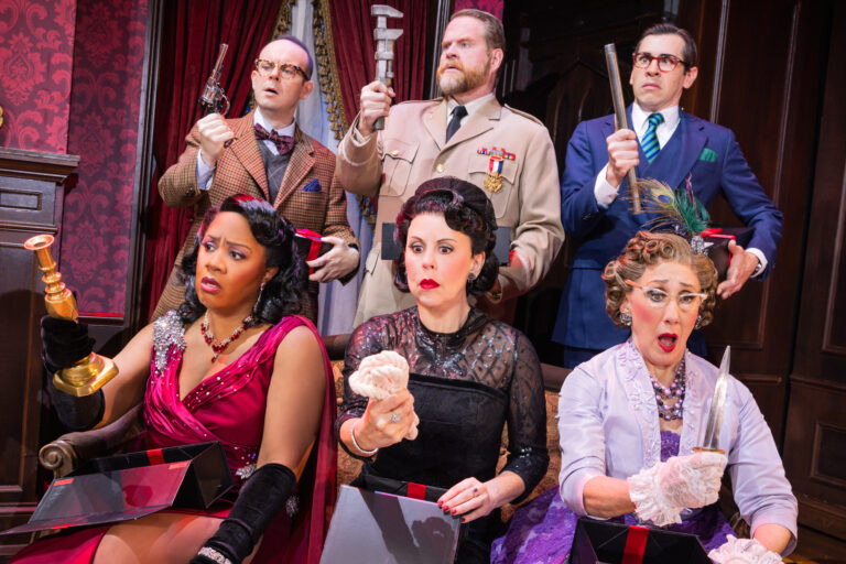 1 - The Company of the North American tour of CLUE - photo by Evan Zimmerman for MurphyMade