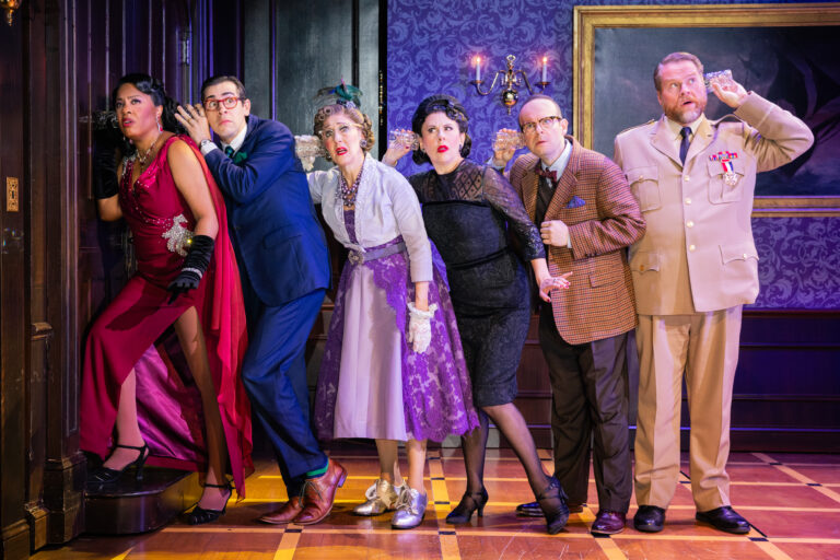 2 - The Company of the North American tour of CLUE - photo by Evan Zimmerman for MurphyMade