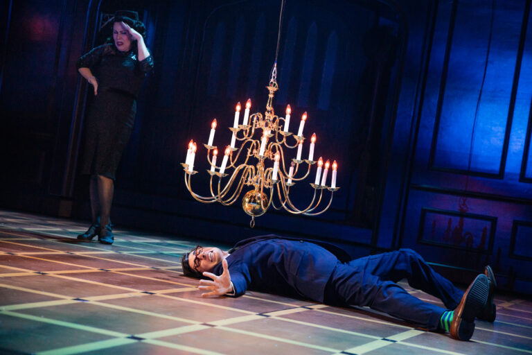 8 - John Shartzer and Tari Kelly in the North American tour of CLUE - photo by Evan Zimmerman for MurphyMade